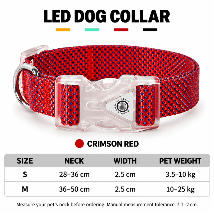 LED Buckle Dog Collar best