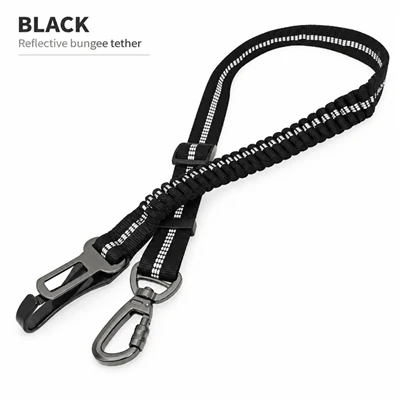 Reflective Bungee Dog Car Tether