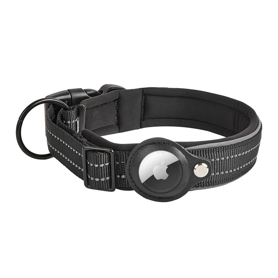 Dog Collar With Integrated AirTag Holder factory