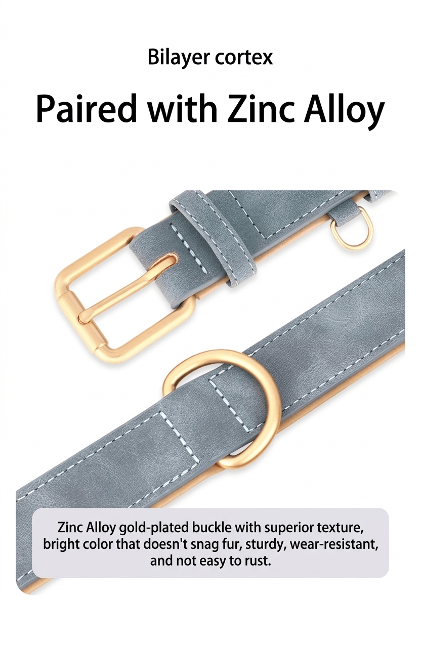 Engraved Nameplate Dog Collar high quality