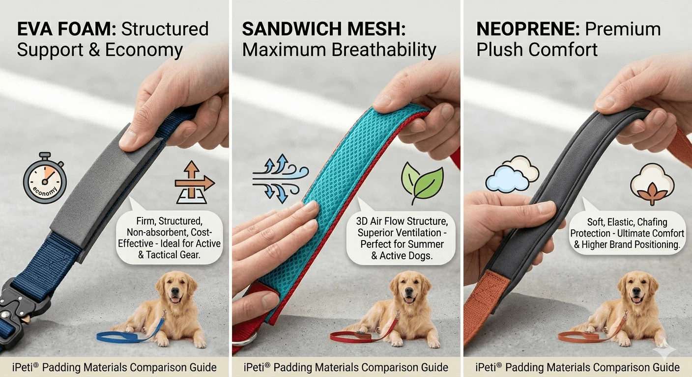 Pet collar padding materials Pet collar padding materials