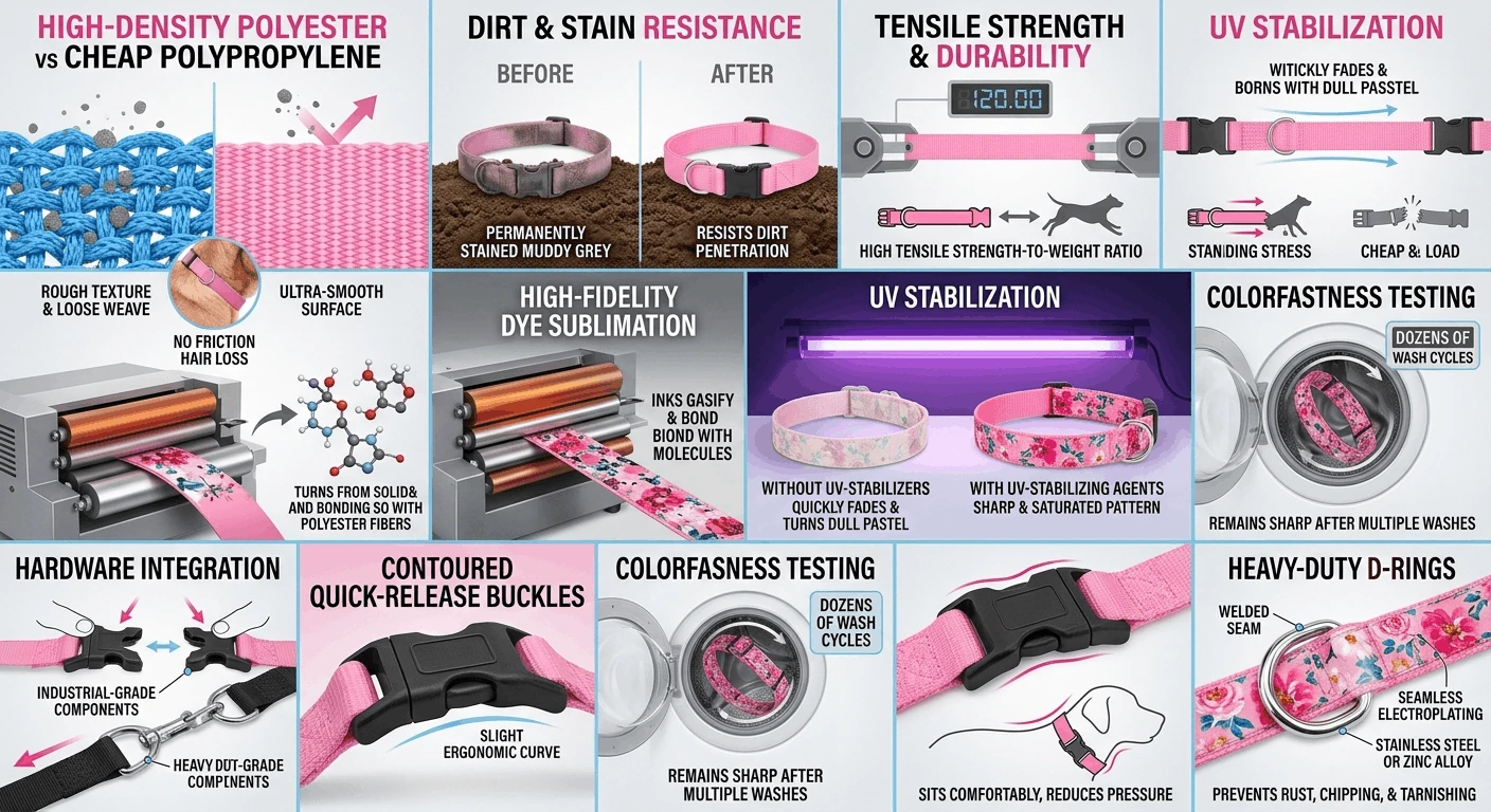 pink dog collar pink dog collar