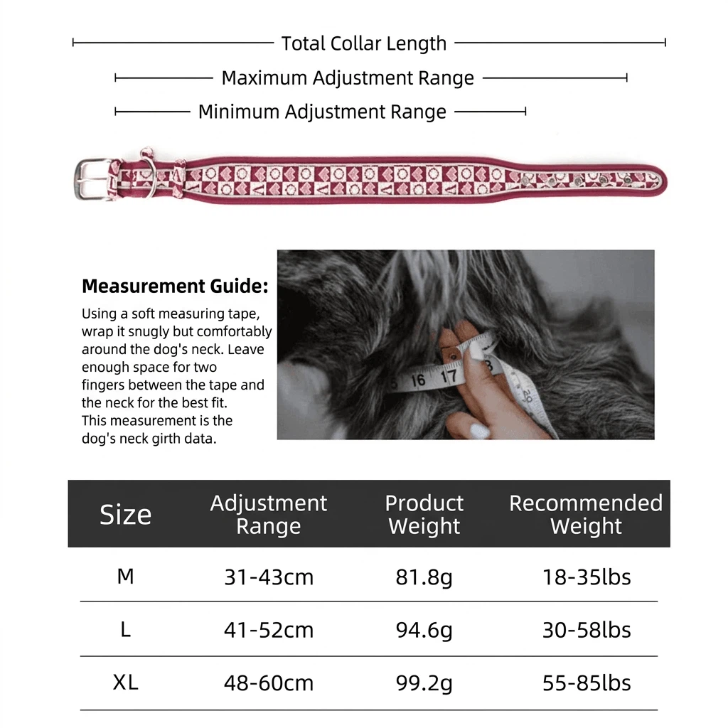 Premium Jacquard Padded Dog Collar Premium Jacquard Padded Dog Collar