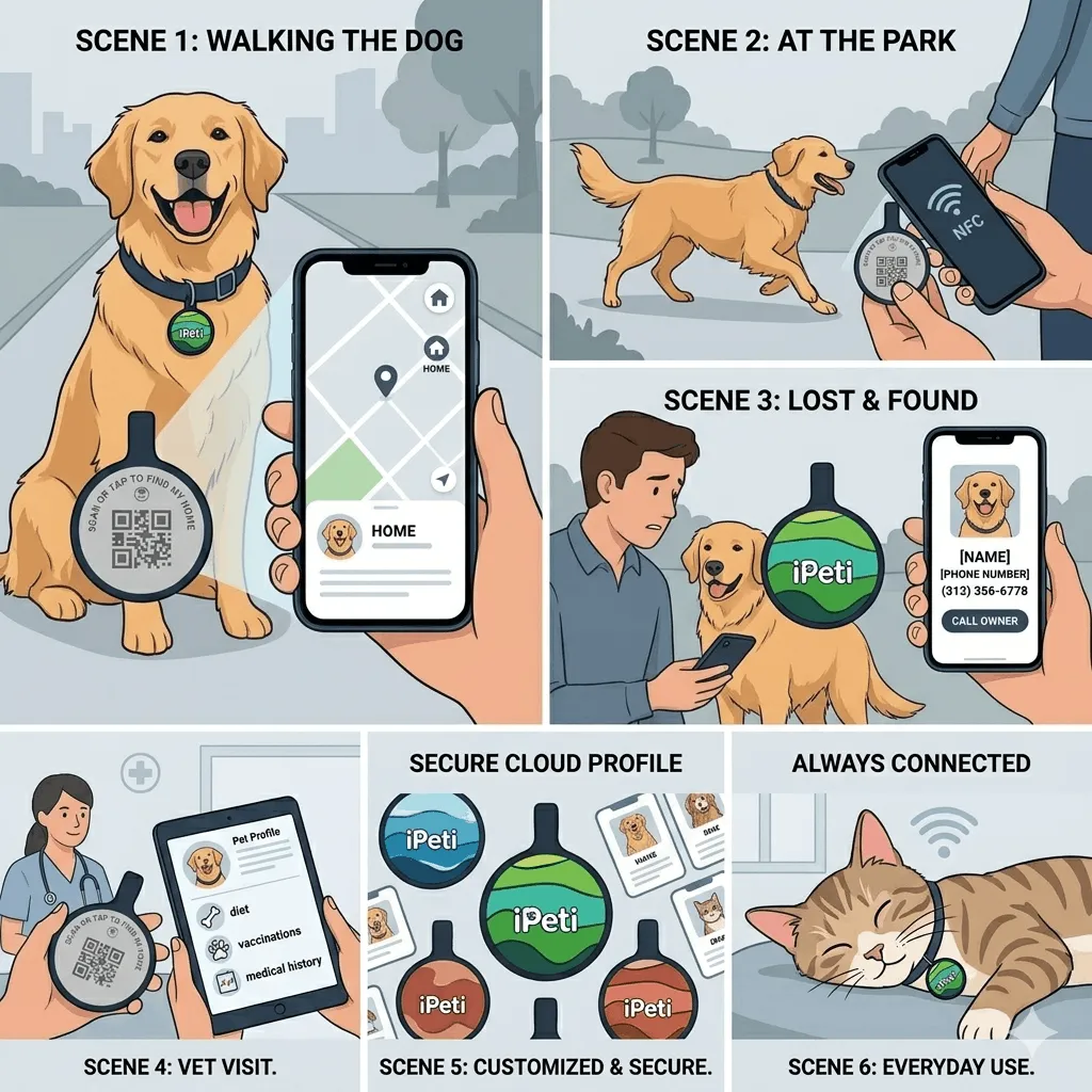 Silicone Dog ID Tag Silicone Dog ID Tag