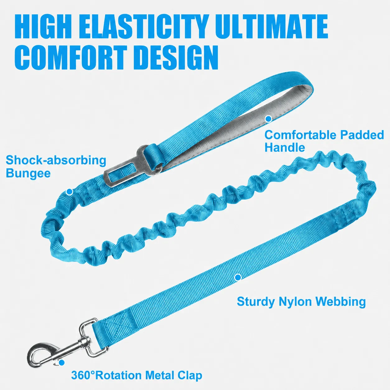 Bungee Dog Leash with Seatbelt5 Bungee Dog Leash with Seatbelt5