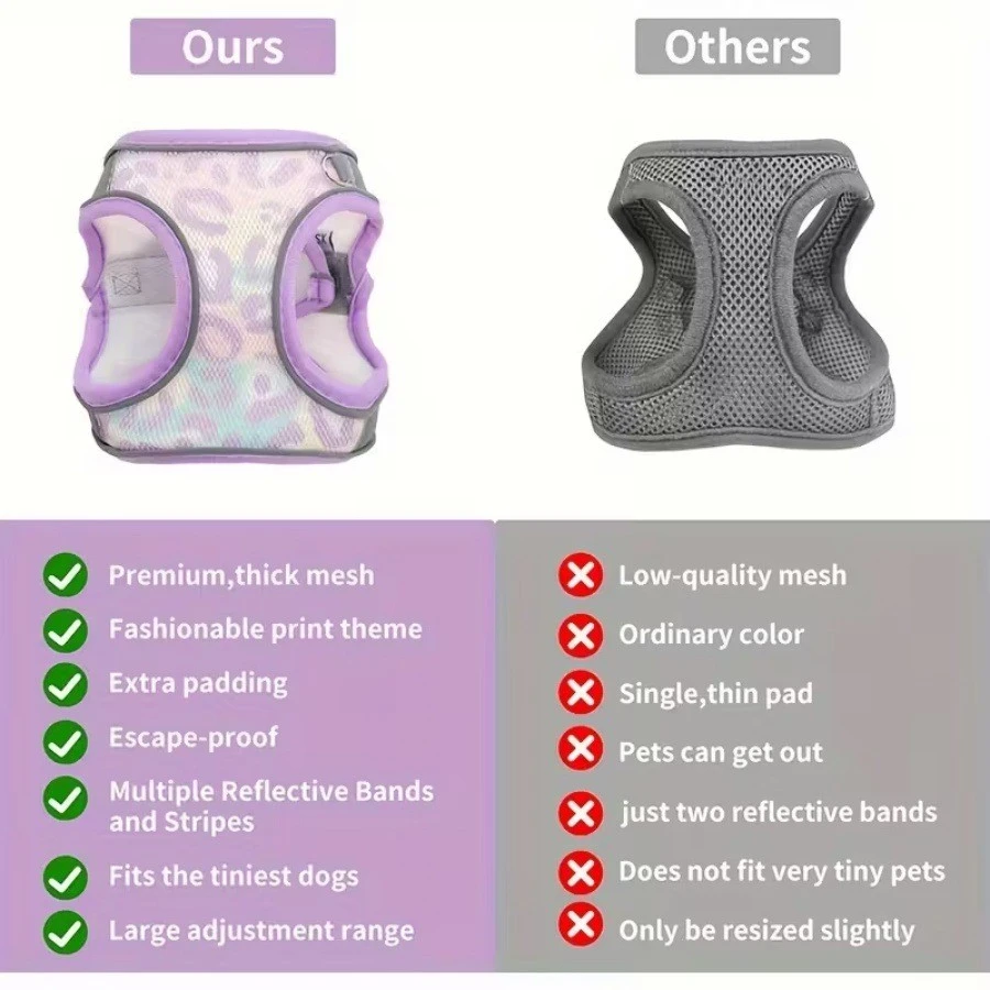 Reflective Dog Harness With Leash best