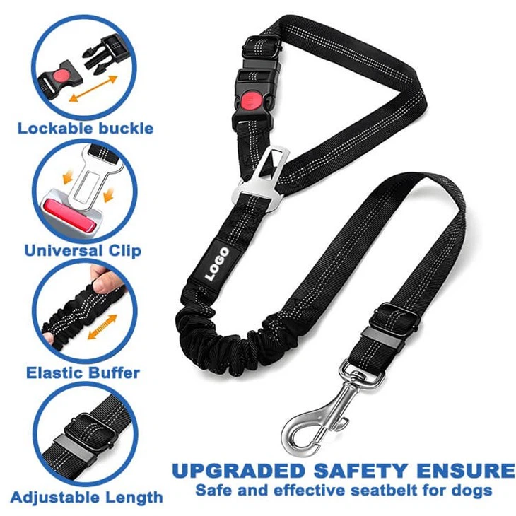 Seat Belt Leash For Dogs